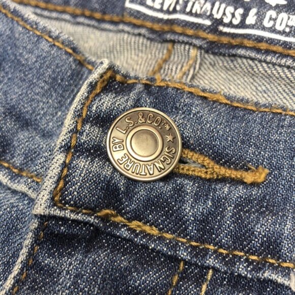 MENS LEVI SIGNATURE STRAIGHT LEG JEANS 34x34 ⭐️ - Picture 7 of 11